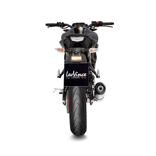 LEOVINCE / レオビンチ SBK LV ONE EVO 1/1 YAMAHA MT-125/XSR 125/YZF-R125 INOX with catalyst ECE/EU-APPROVED STAINLESS STEEL FULL SYSTEM | 14365EK