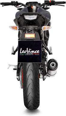 Leovince Full System Exhaust Sbk LV One Evo 1/1 Yamaha MT-125 / XSR 125 / YZF-R125 Inox | 14365EU