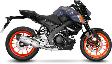 Leovince Full System Exhaust Sbk LV One Evo 1/1 Yamaha MT-125 / XSR 125 / YZF-R125 Inox | 14365EU
