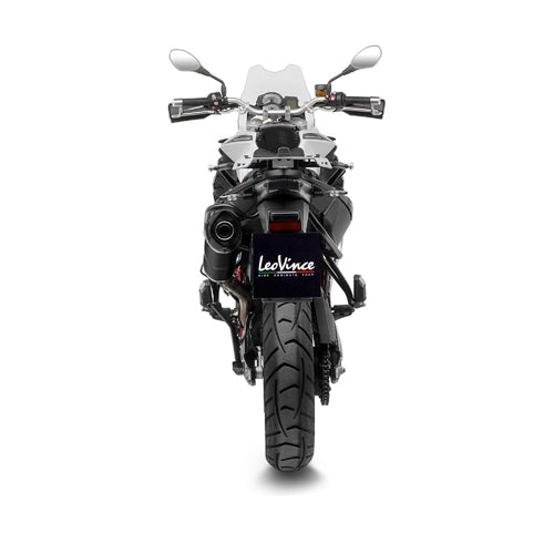 LEOVINCE / レオビンチ SBK LV ONE EVO BLACK BMW F 700 GS/F 800 GS/ADVENTURE INOX ECE-APPROVED STAINLESS STEEL SLIP-ON | 14383EB