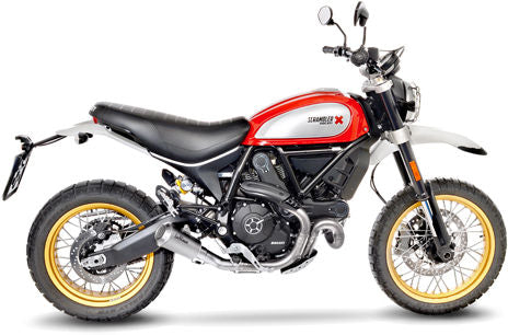 Leovince Slip-On Exhaust Sbk LV-10 Ducati Scrambler 800 Desert Sled | 15202U