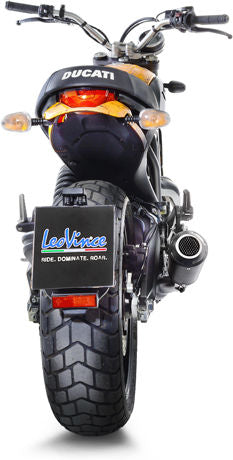 Leovince Slip-On Exhaust Sbk LV-10 Black Ducati Scrambler 800 Icon/Classic | 15206BU