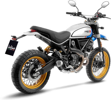 Leovince Slip-On Exhaust Sbk LV-10 Black Ducati Scrambler 800 Desert Sled | 15254BU
