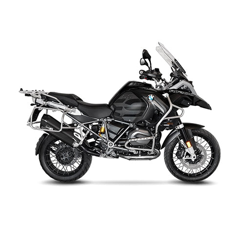 LEOVINCE / レオビンチ SBK LV-12 BLACK BMW R 1200 GS/ADVENTURE- R 1250 GS/ADVENTURE ECE-APPROVED STAINLESS STEEL SLIP-ON | 15301B