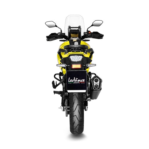 LEOVINCE / レオビンチ SBK LV-12 BLACK SUZUKI V-STROM 1050 ABS/XT ECE-APPROVED STAINLESS STEEL SLIP-ON | 15303B