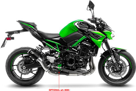 Leovince Slip-On Exhaust Sbk LV-CoRSa Black Kawasaki Z 900  | 15404BU