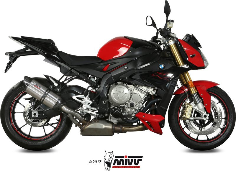SPORT SLIP-ON Muffler SUONO STAINLESS STEEL carbon caps 