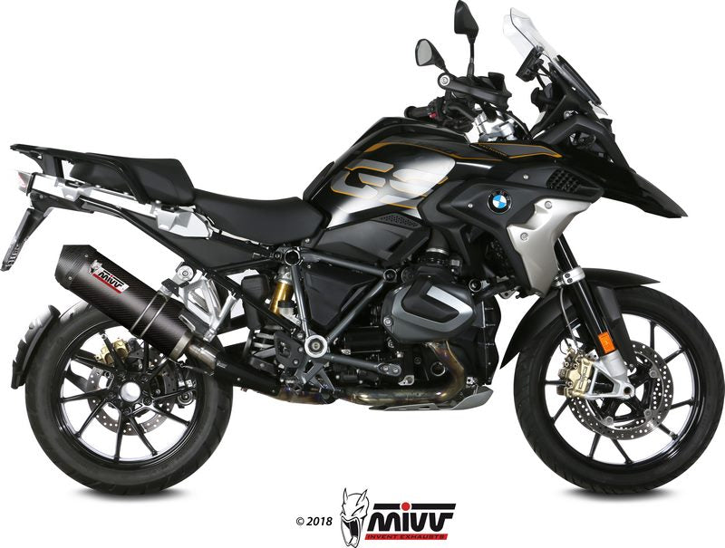  SPORT OVAL SLIP-ON Muffler CARBON WITH CARBON CAP 