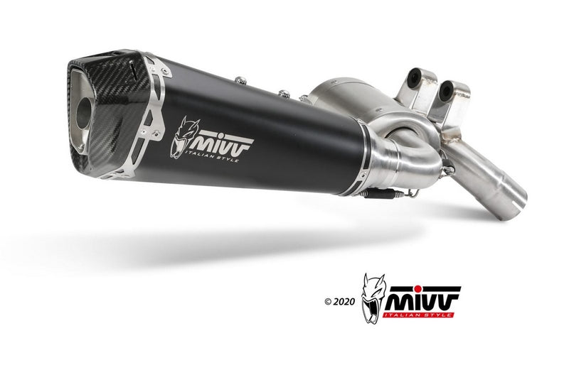 Delta Race Black Stainless Steel Exhaust