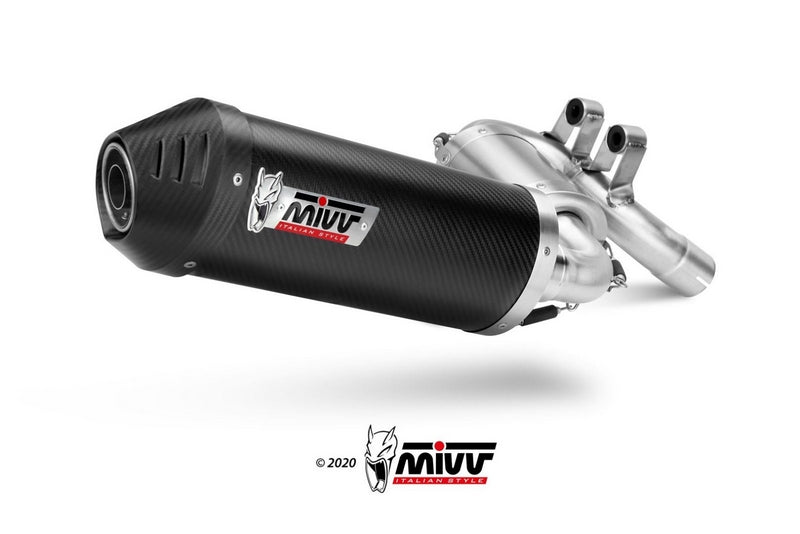  Oval Carbon With Carbon Cap Exhaust