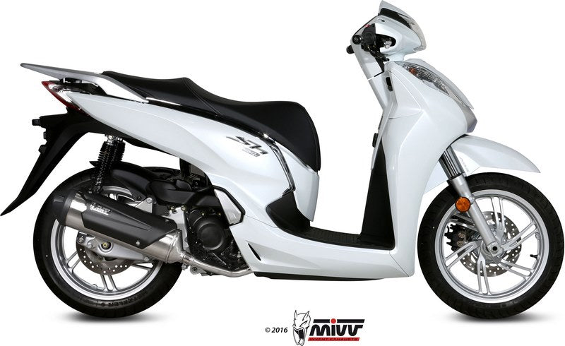 URBAN Full sys. 1x1 Muffler STAINLESS STEEL