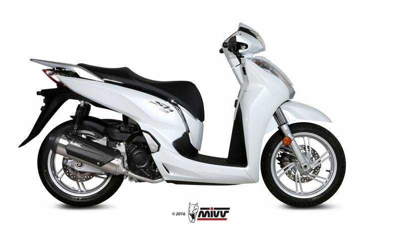 URBAN Full sys. 1x1 Muffler STAINLESS STEEL