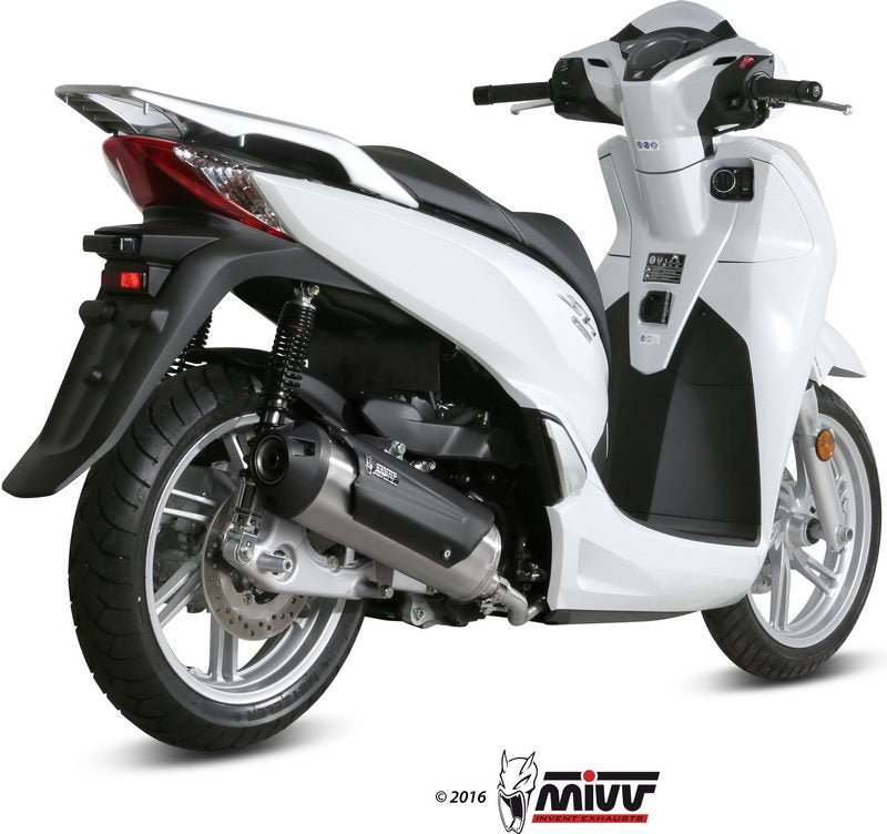 URBAN Full sys. 1x1 Muffler STAINLESS STEEL