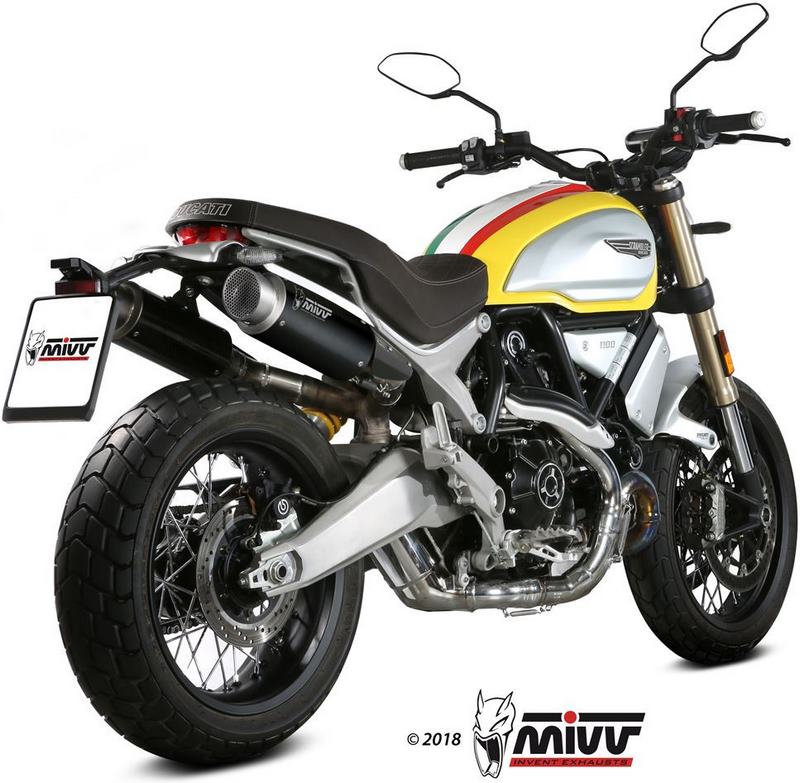 SPORT 2 SLIP-ON Muffler GPpro STEEL BLACK 