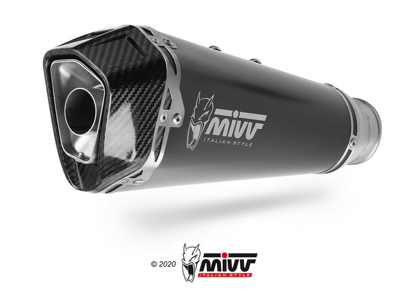  Delta Race Black Stainless Steel Exhaust