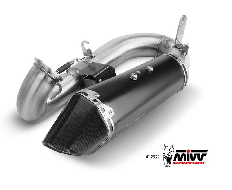  Delta Race Black Stainless Steel Exhaust