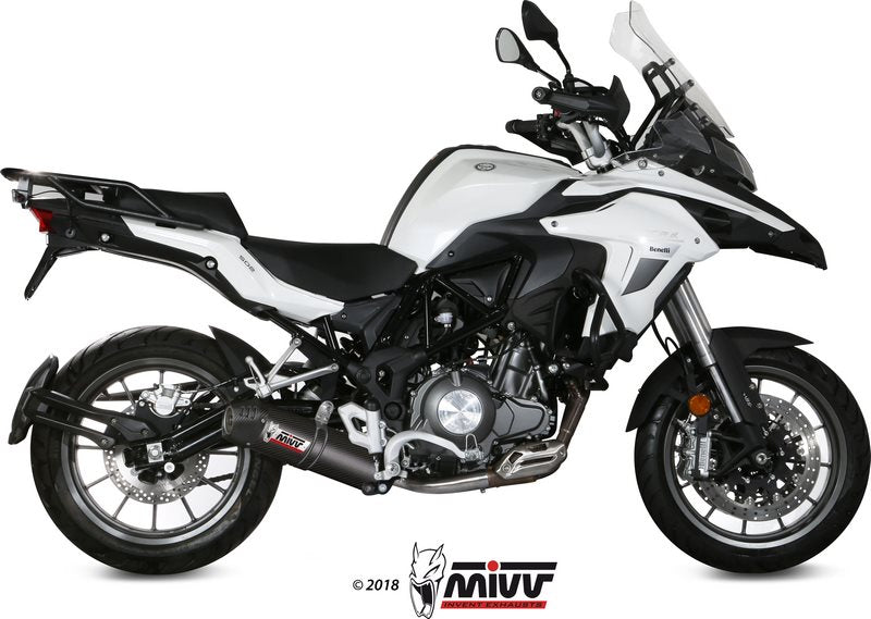  SPORT OVAL SLIP-ON Muffler CARBON WITH CARBON CAP 