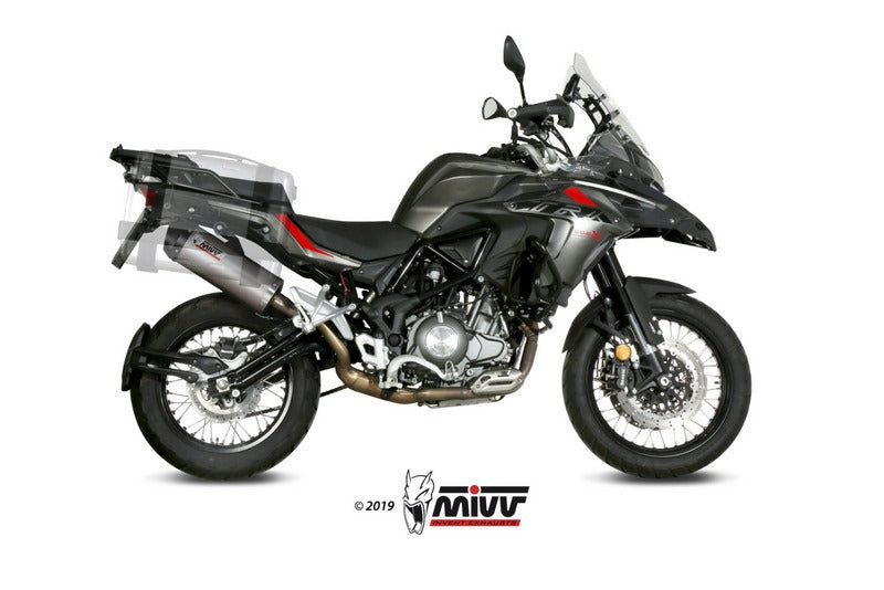  Oval Titanium With Carbon Cap Exhaust