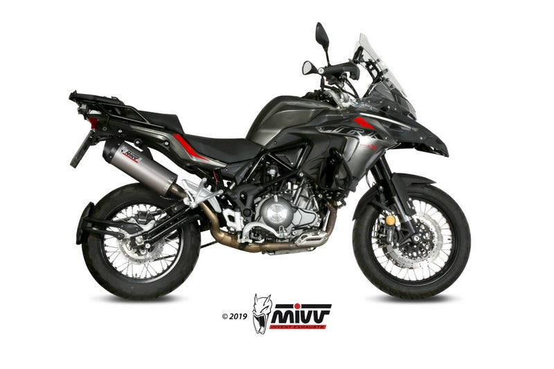  Oval Titanium With Carbon Cap Exhaust