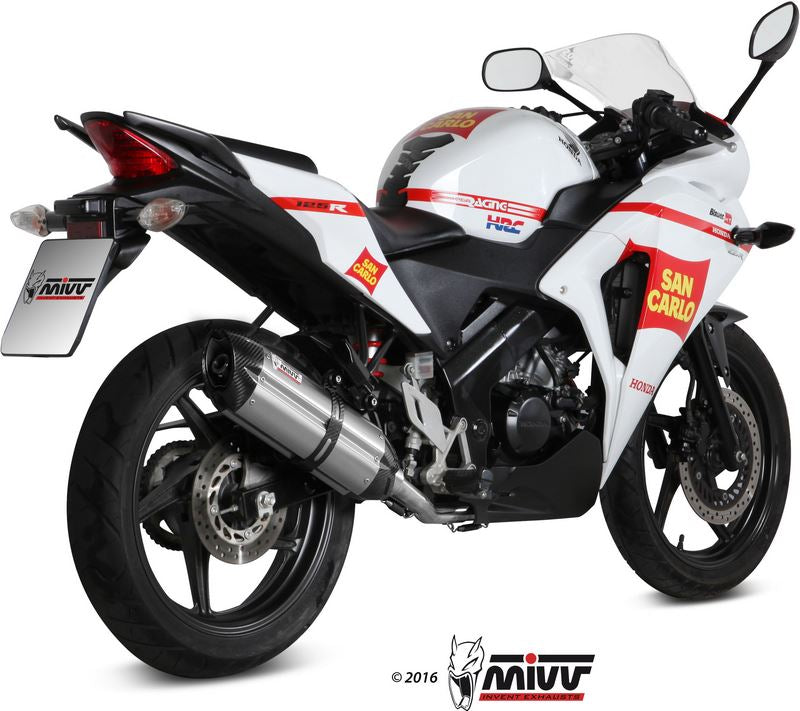 SPORT Full sys. 1x1 Muffler SUONO STAINLESS STEEL carbon caps WITH CATALYZER CONVERTING 