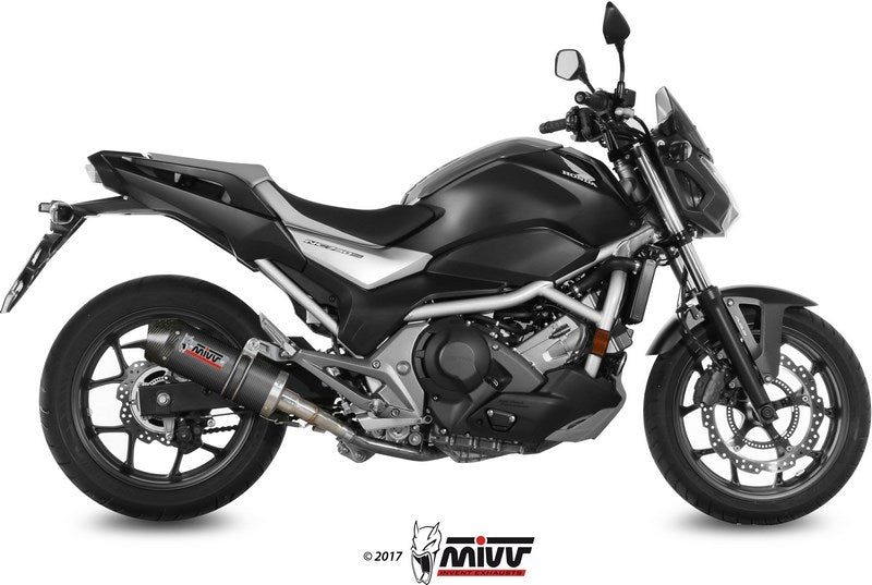 SPORT SLIP-ON Muffler OVAL CARBON carbon cap