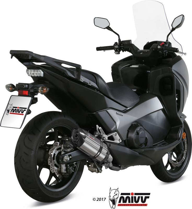 SPORT SLIP-ON Muffler SUONO STAINLESS STEEL carbon caps