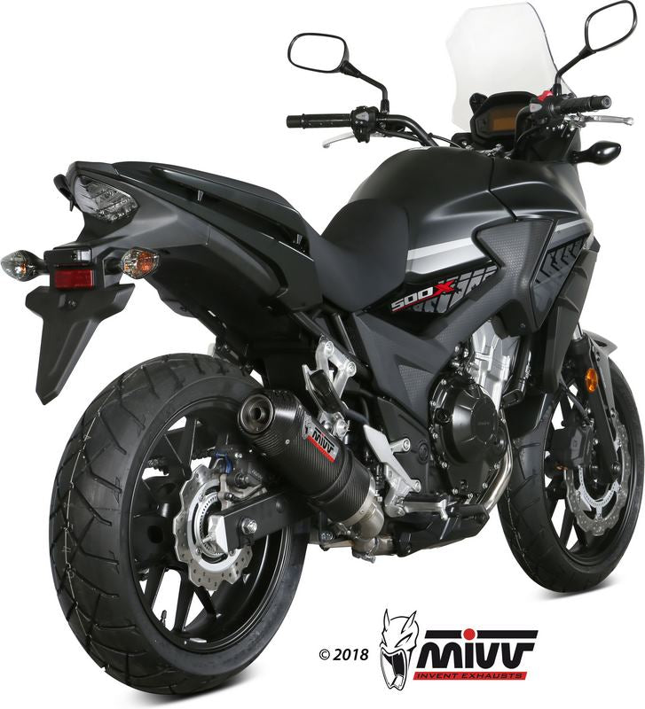  SPORT OVAL SLIP-ON Muffler CARBON WITH CARBON CAP