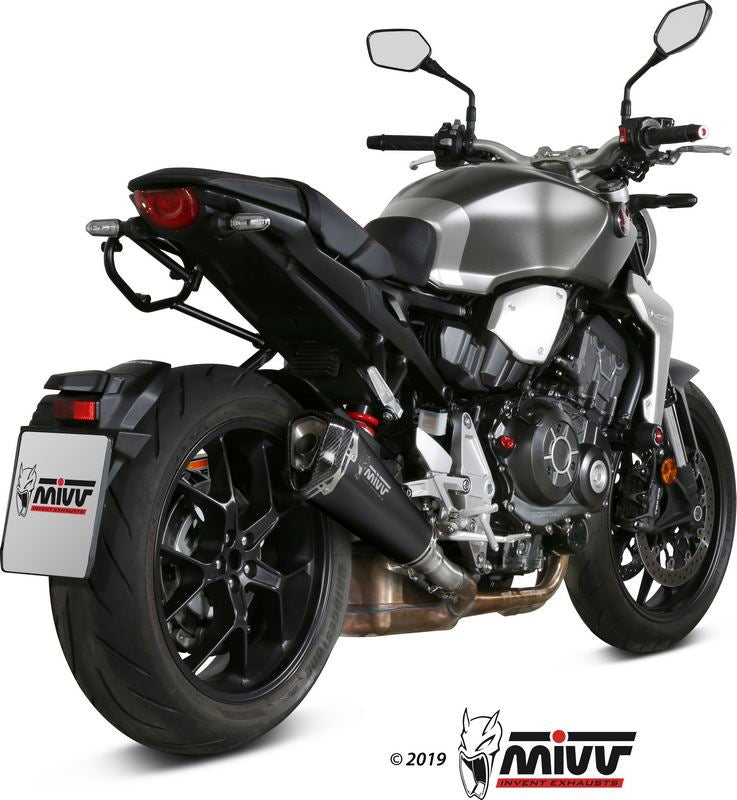  SPORT DELTA RACE SLIP-ON Muffler BLACK STAINLESS STEEL