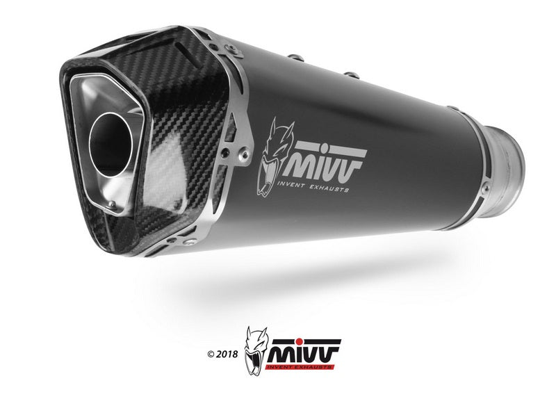  Delta Race Black Stainless Steel Exhaust