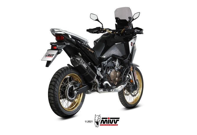  Speed Edge Black Stainless Steel Exhaust