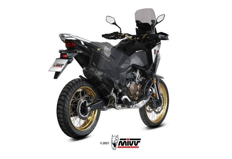  Speed Edge Black Stainless Steel Exhaust