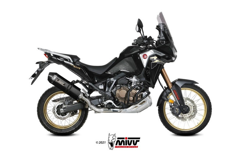  Speed Edge Black Stainless Steel Exhaust