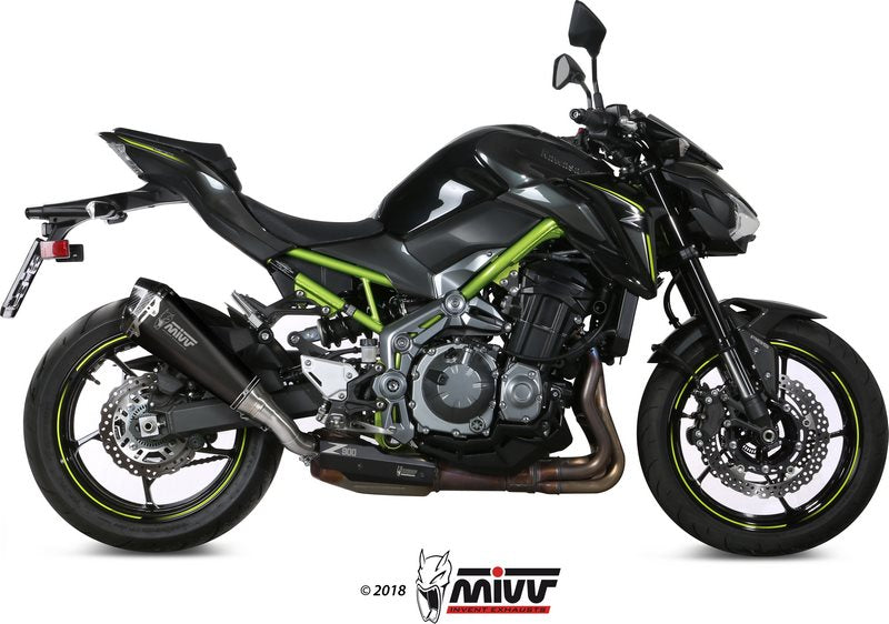 SPORT SLIP-ON Muffler DELTA RACE STEEL BLACK