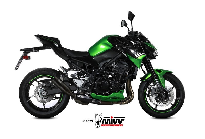  Double Gun Black Stainless Steel Exhaust