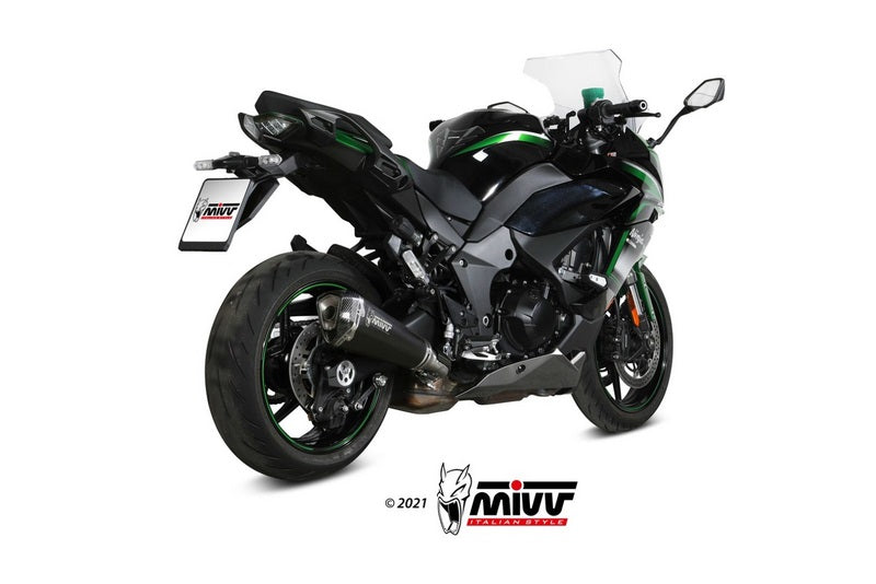  Delta Race Black Stainless Steel Exhaust