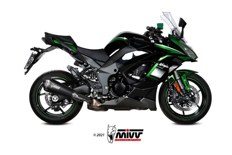  Delta Race Black Stainless Steel Exhaust
