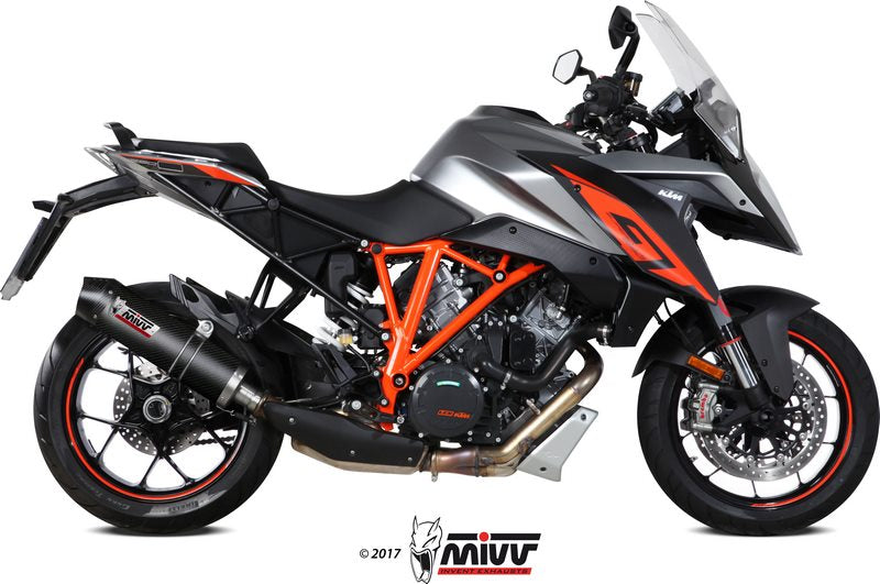 SPORT SLIP-ON Muffler OVAL CARBON carbon cap 