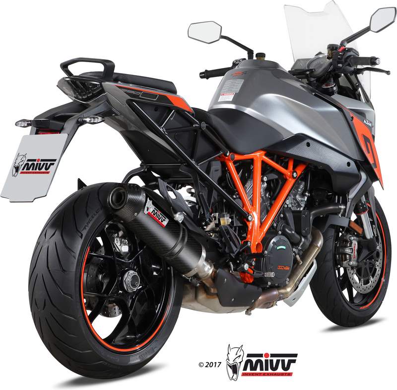 SPORT SLIP-ON Muffler OVAL CARBON carbon cap 