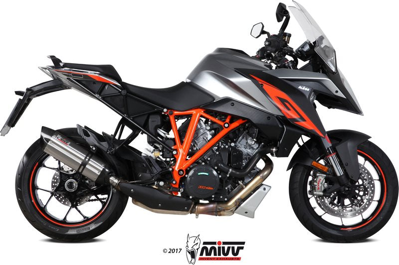 SPORT SLIP-ON Muffler SUONO STAINLESS STEEL carbon caps 