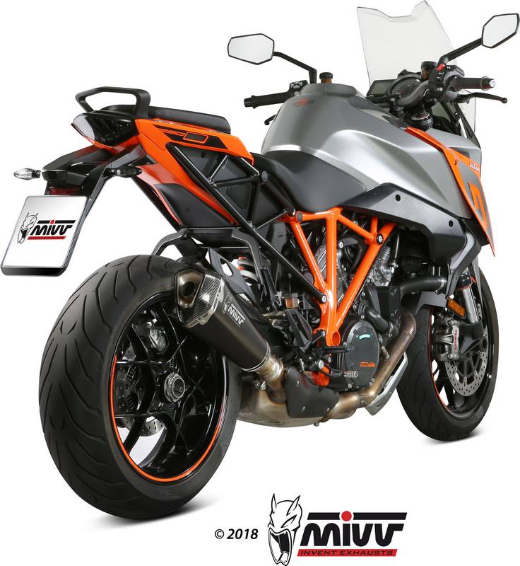 SPORT SLIP-ON Muffler DELTA RACE STEEL BLACK 