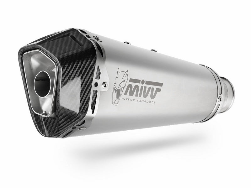 SPORT SLIP-ON Muffler DELTA RACE STAINLESS STEEL carbon cap 