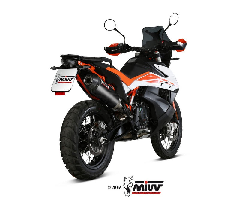  Oval Carbon With Carbon Cap Exhaust