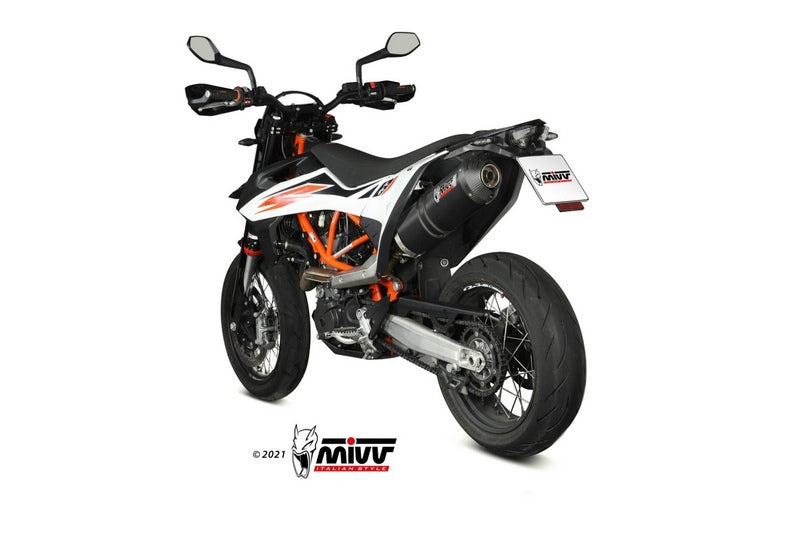  Oval Black Stainless Steel With Carbon Cap Exhaust