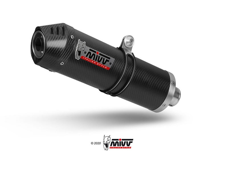  Oval Carbon With Carbon Cap Exhaust