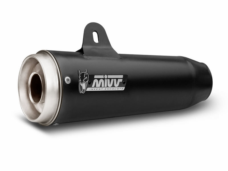 SPORT 2 SLIP-ON Muffler GHIBLI CERAMIC BLACK STAINLESS STEEL WITH CATALYZER CONVERTING KIT