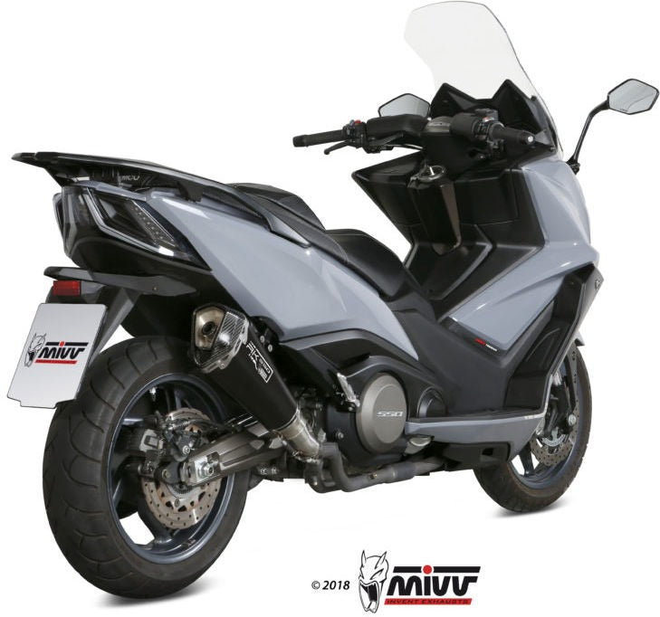  SPORT DELTA RACE SLIP-ON Muffler BLACK STAINLESS STEEL 
