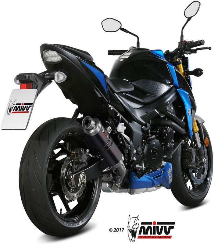 SPORT SLIP-ON Muffler GP STEEL BLACK 