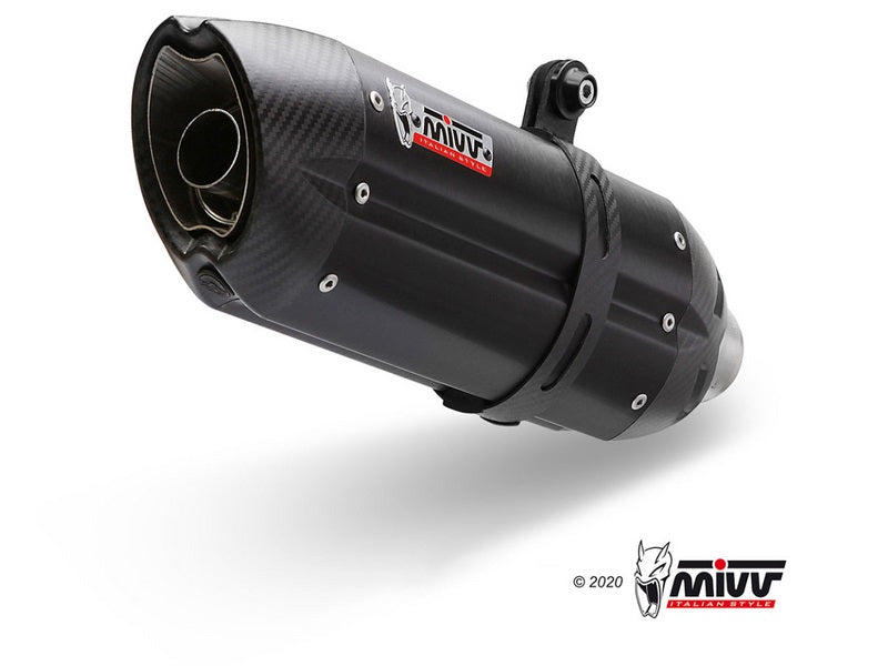  Suono Black Stainless Steel Exhaust