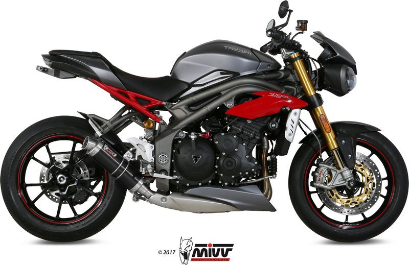 SPORT SLIP-ON Muffler GP STEEL BLACK 