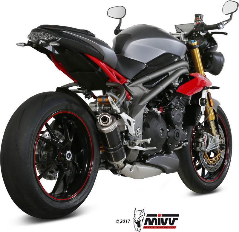 SPORT SLIP-ON Muffler GP STEEL BLACK 
